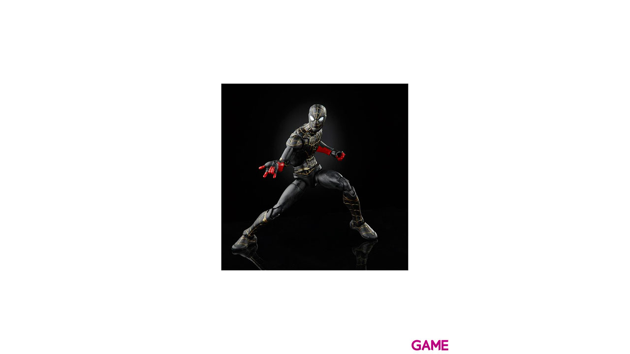 Figura Spiderman Black No Way Home Marvel Legends 15cm-3
