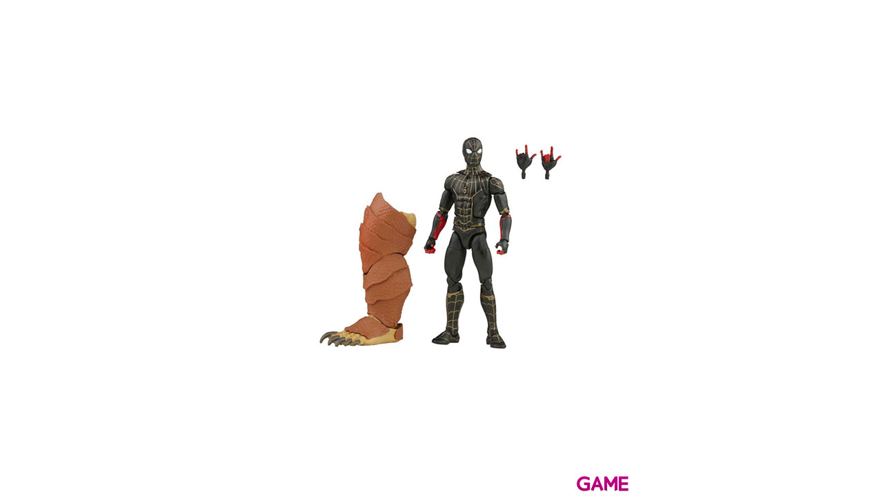 Figura Spiderman Black No Way Home Marvel Legends 15cm-4