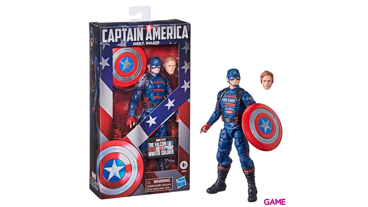 Figura Marvel: Capitan America Falcon y el Soldado de Inverno 15cm-1