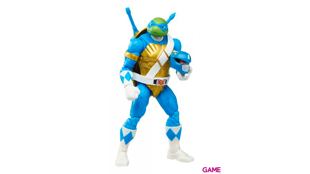 Pack figura Donatello Leonardo Power Tortugas Ninja Rangers 15cm-3