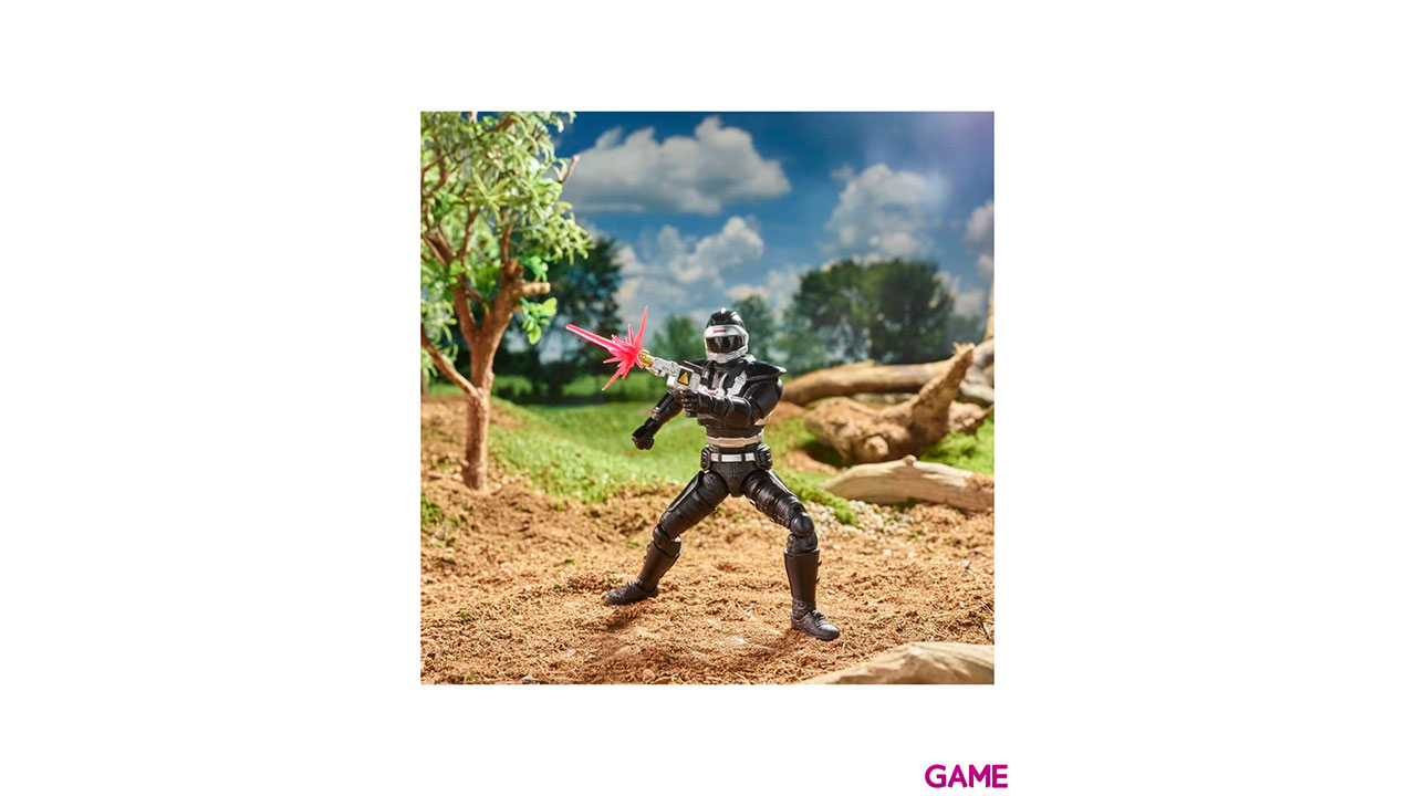 Figura Black Ranger Power Rangers In Space 15cm-2