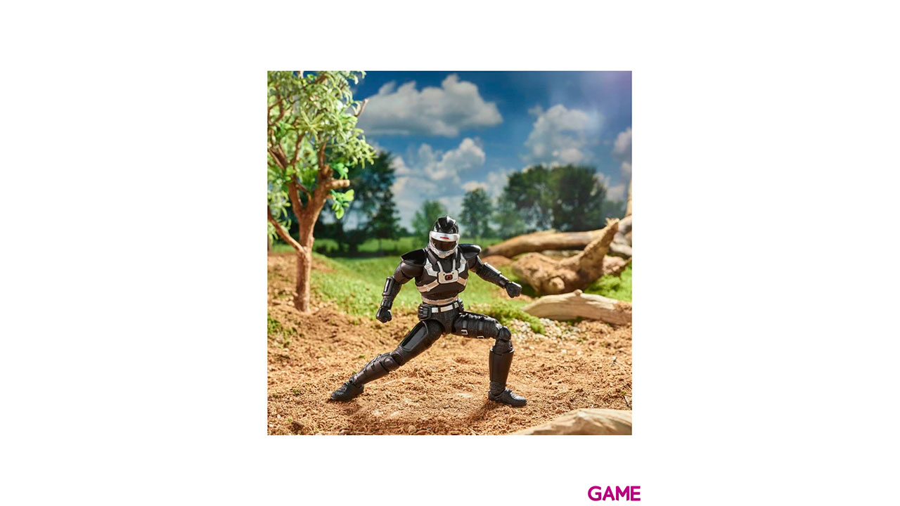 Figura Black Ranger Power Rangers In Space 15cm-4