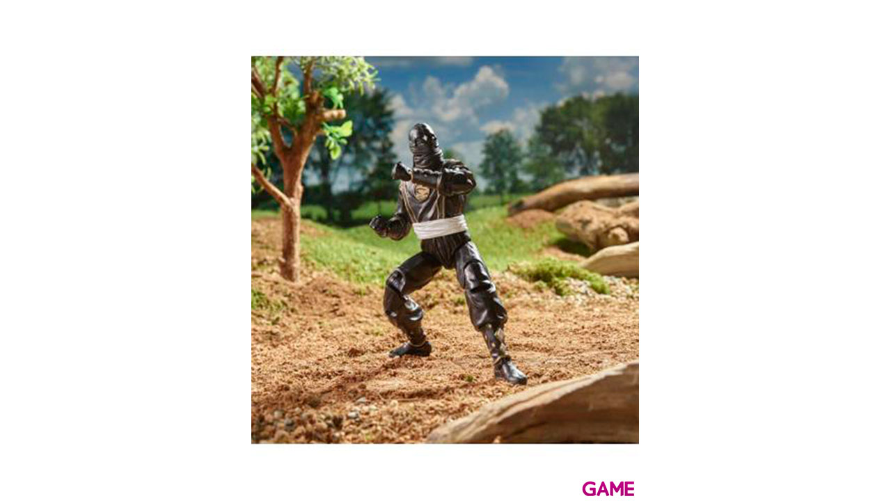 Figura Ninja Black Ranger Power Rangers Lightning Collection 15cm-0
