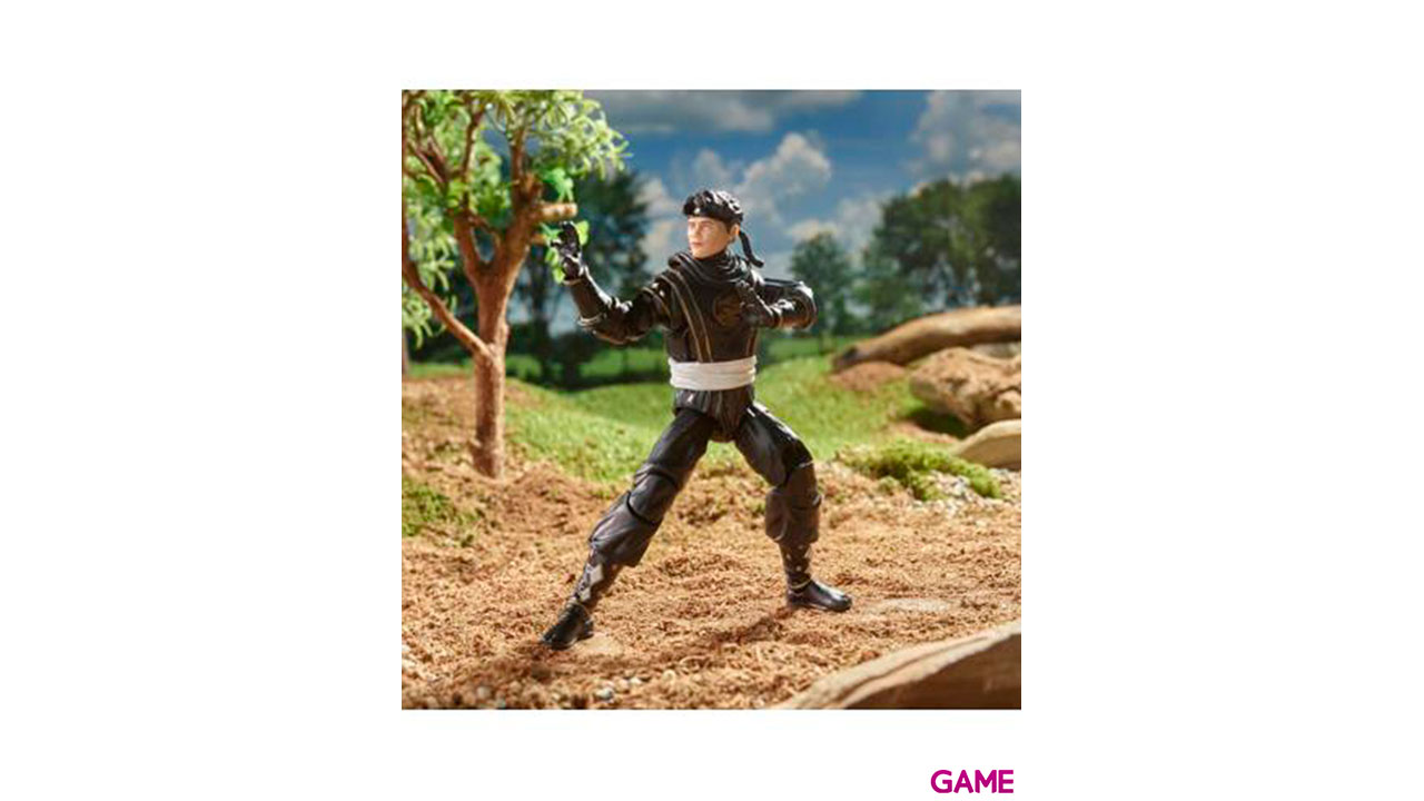 Figura Ninja Black Ranger Power Rangers Lightning Collection 15cm-2