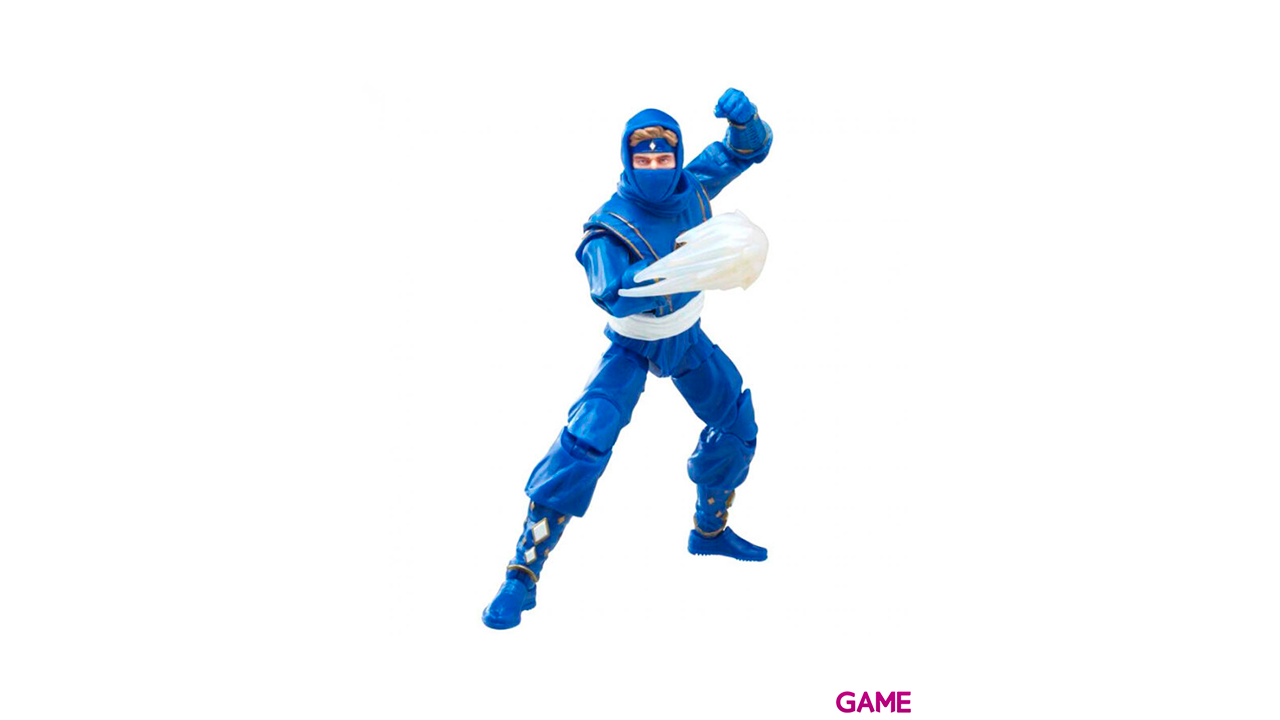 Figura Ninja Blue Ranger Power Rangers Lightning Collection 15cm-3