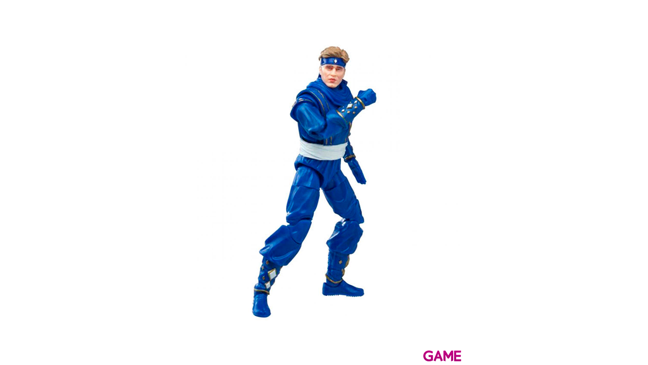 Figura Ninja Blue Ranger Power Rangers Lightning Collection 15cm-4