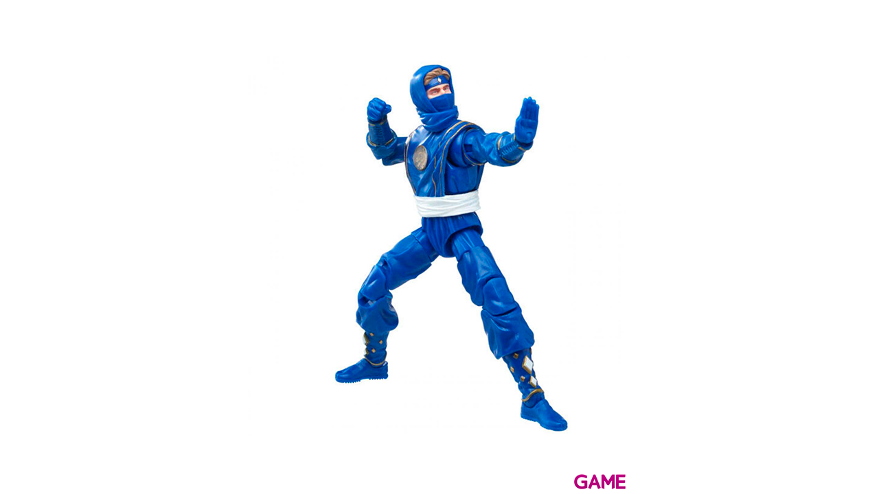 Figura Ninja Blue Ranger Power Rangers Lightning Collection 15cm-0