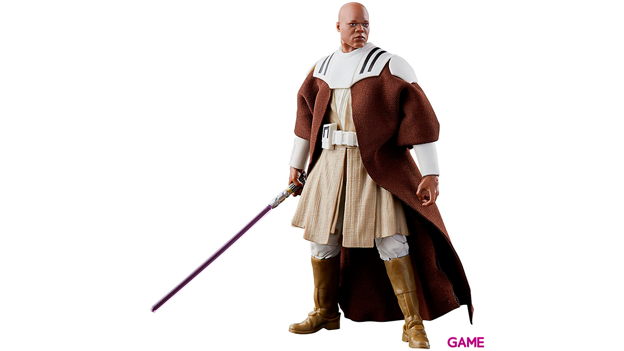 Figura Mace Windu The Clone Wars Black Star Wars 15cm-0