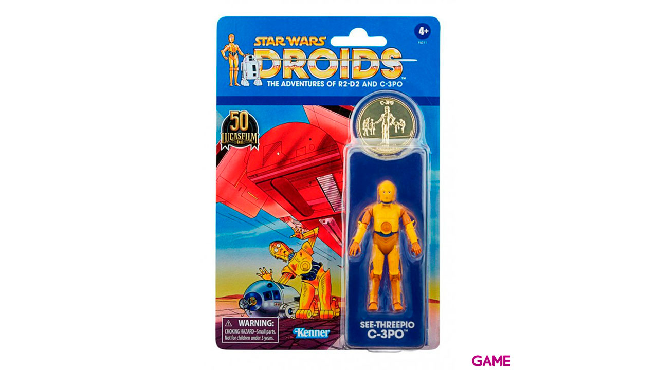 Figura C3-PO Star Wars Droids Vintage Star Wars Vintage 10cm-0