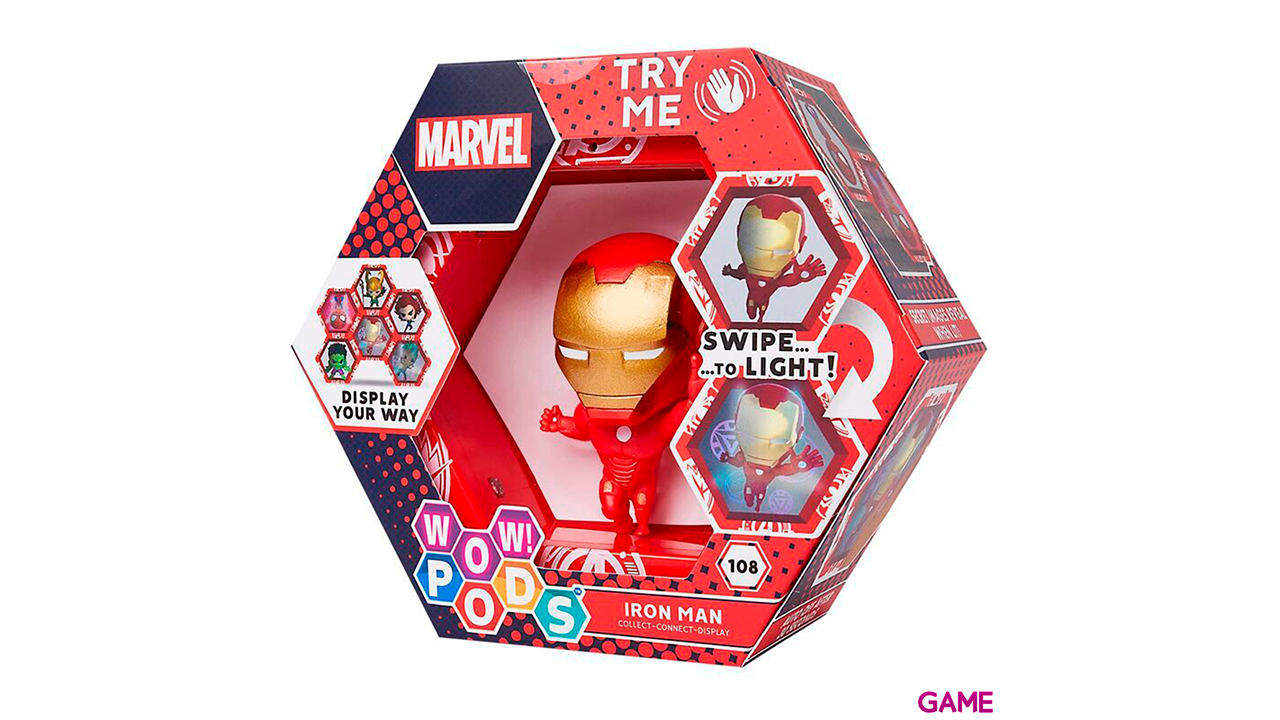 Figura led WOW POD Iron Man Marvel-1