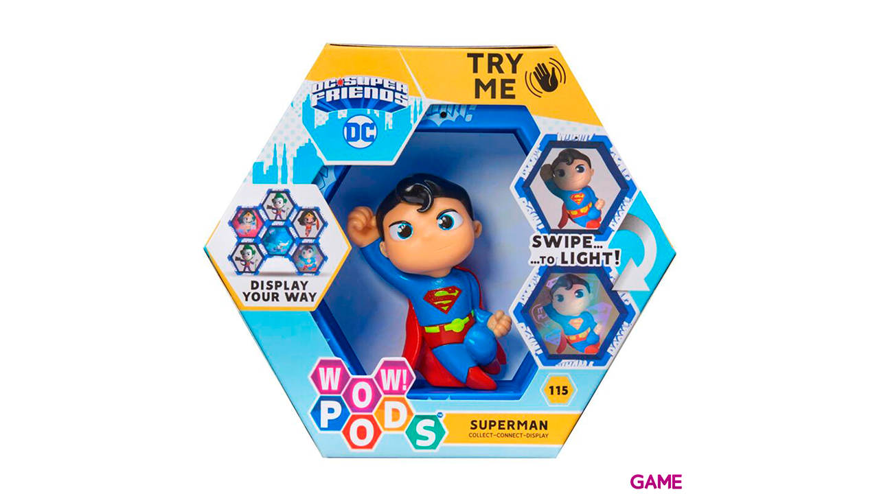 Figura led WOW POD Superman DC Comics-0