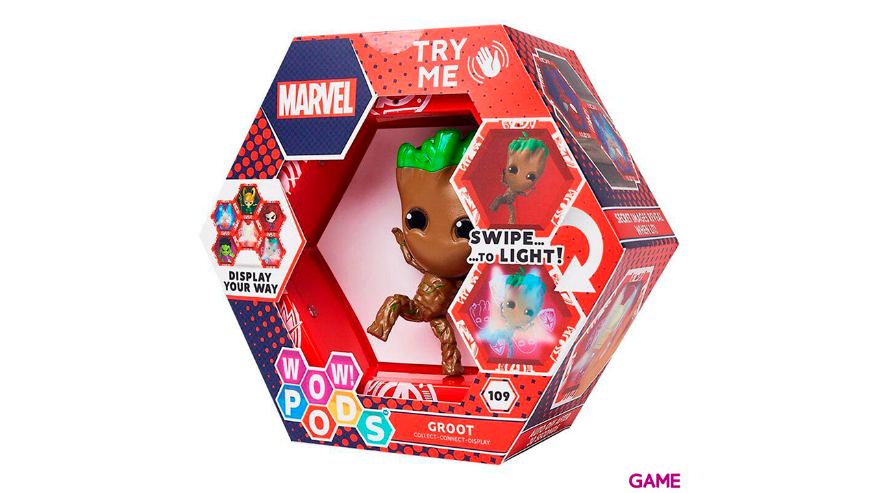 Figura led WOW POD Groot Marvel-0