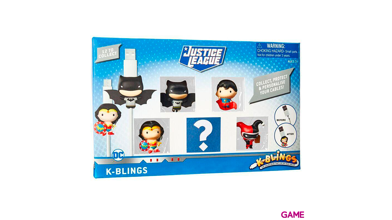 Pack 5 figuras K-Blings Liga de la Justicia DC Comics-0