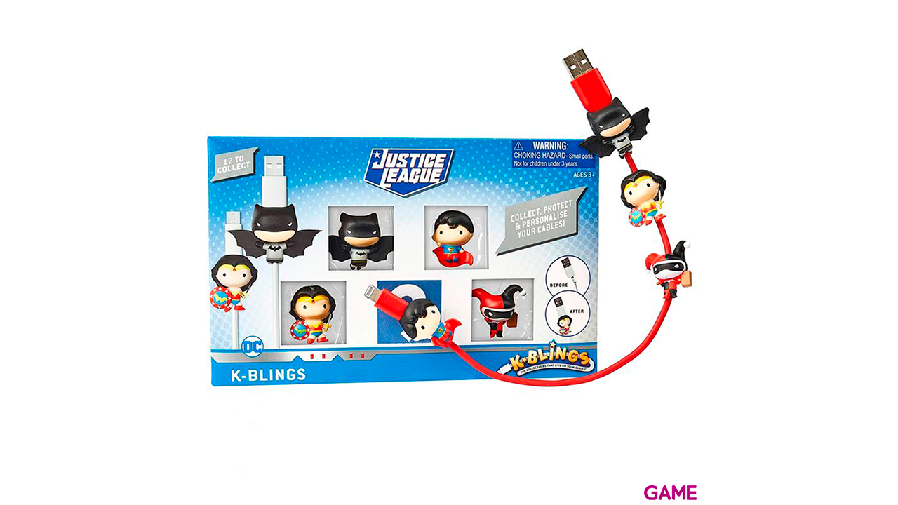 Pack 5 figuras K-Blings Liga de la Justicia DC Comics-1