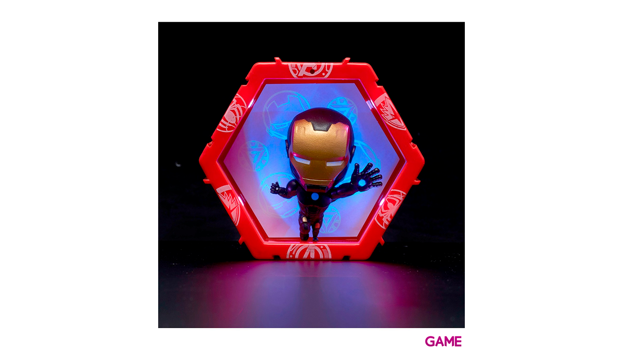 Figura led WOW POD Iron Man Gold Metallic Marvel-3