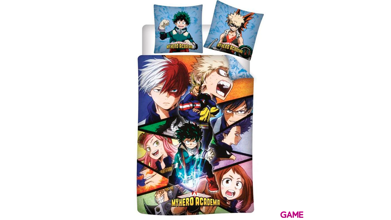 Funda nordica My Hero Academia cama 90cm microfibra-0