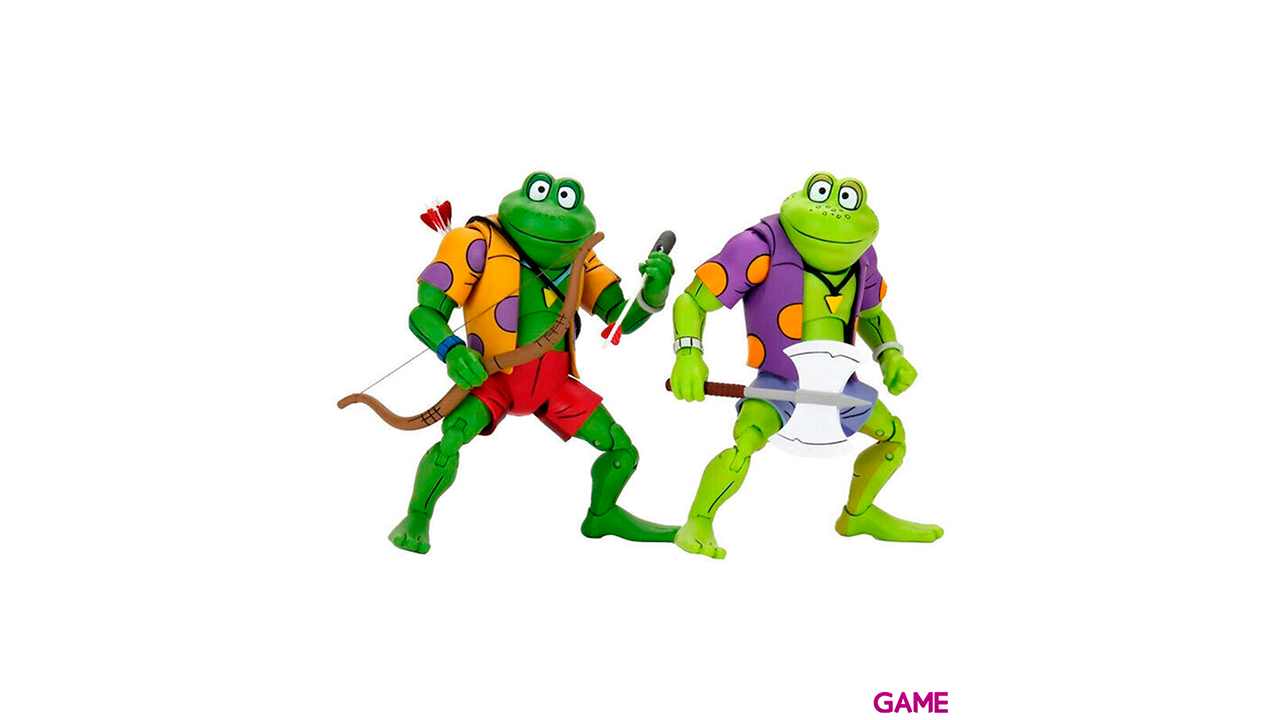 Pack 2 figuras Genghis and Rasputin Tortugas Ninja 18cm-0