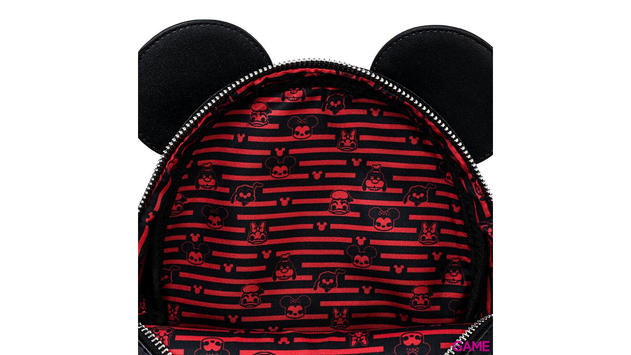 LoungeFly Mickey and Minnie Disney 27cm - Mochila-4