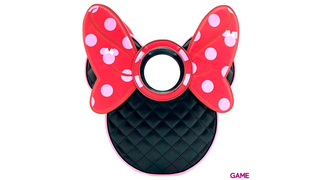 LoungeFly Pink Polka Dot Minnie Disney - Bolso-0