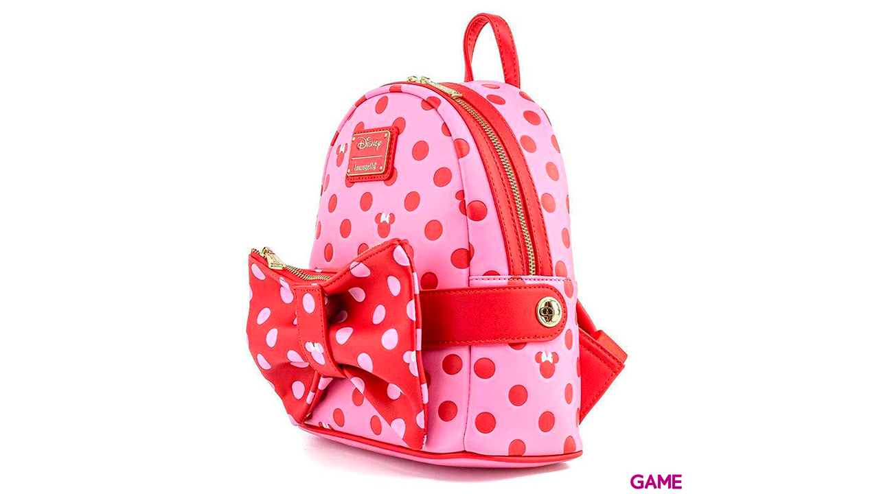LoungeFly Pink Polka Dot Minnie Disney 31cm - Mochila-2