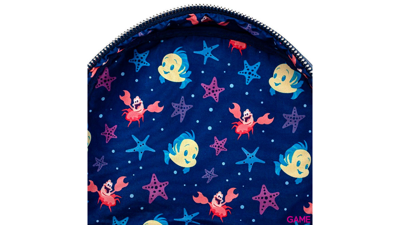 LoungeFly Gondola La Sirenita Disney 31cm - Mochila-2