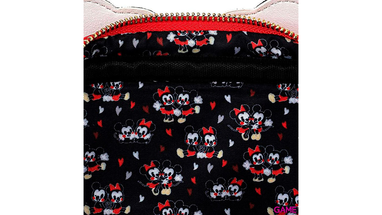 LoungeFly Mickey and Minnie Love Disney - Bandolera-3