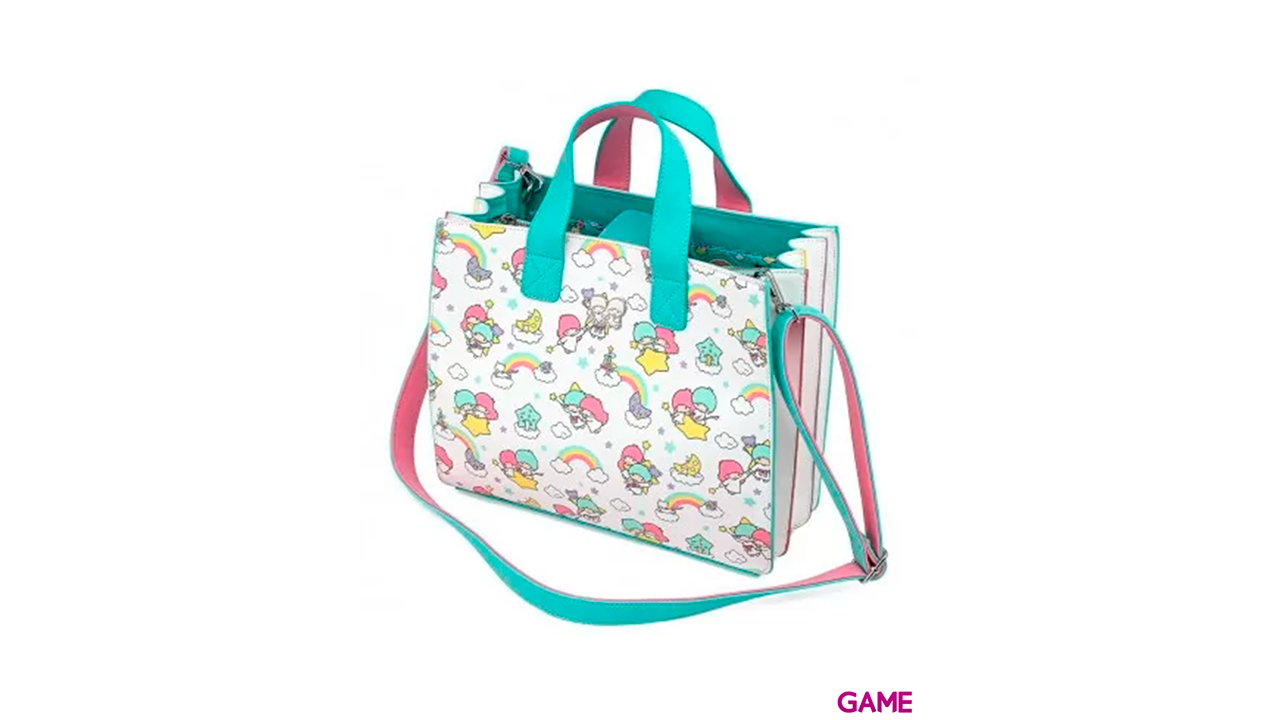 LoungeFly Little Twin Stars Rainbow Cloud Sanrio - Bolso-1