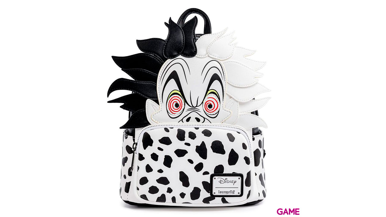 LoungeFly Cruella de Vil Villanas Disney 26cm - Mochila-0