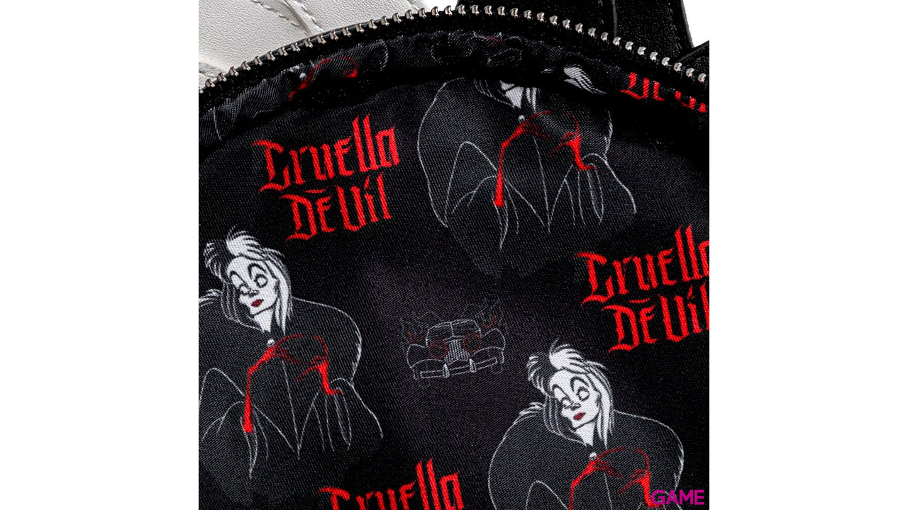 LoungeFly Cruella de Vil Villanas Disney 26cm - Mochila-3