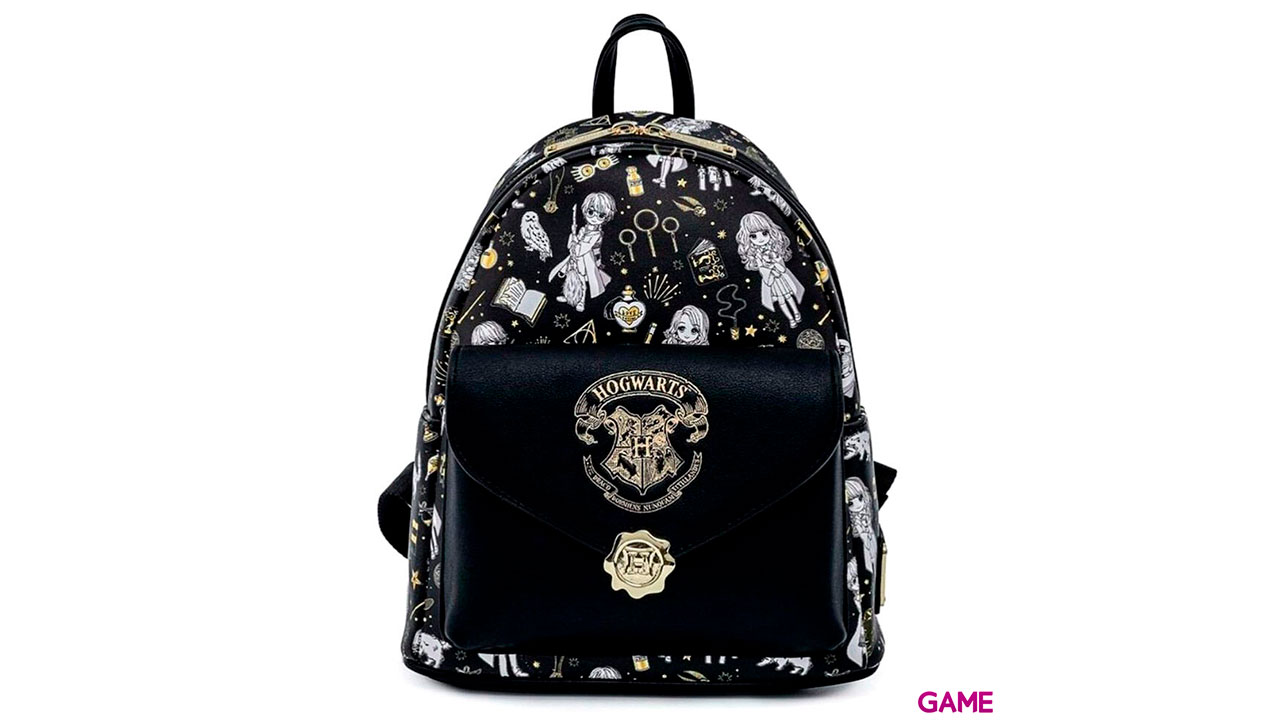 LoungeFly Elementos Magicos Harry Potter 26cm - Mochila-0