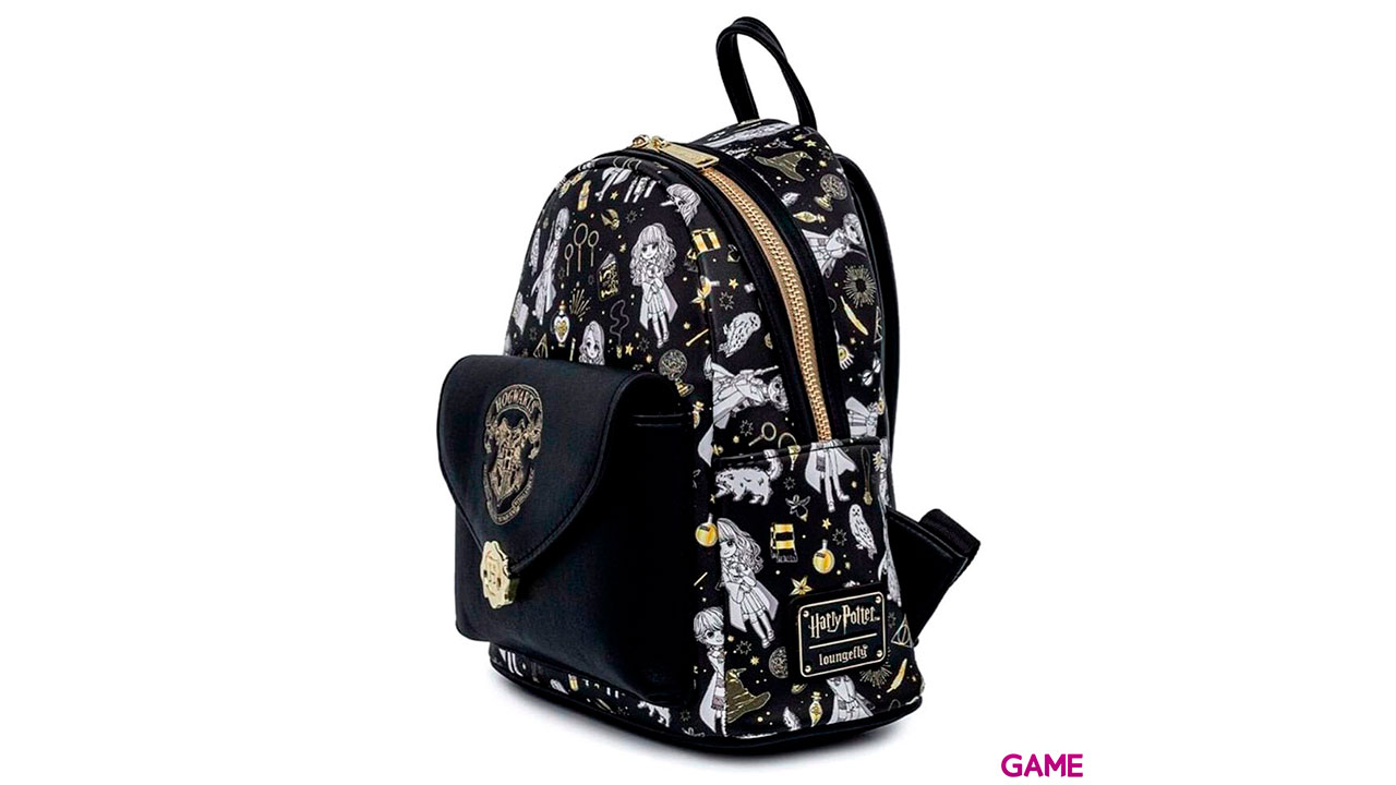 LoungeFly Elementos Magicos Harry Potter 26cm - Mochila-1
