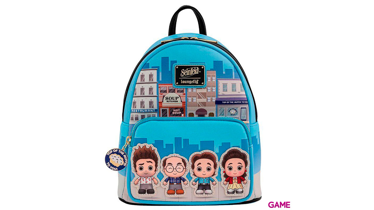LoungeFly Chibi City Seinfeld 25cm - Mochila-0