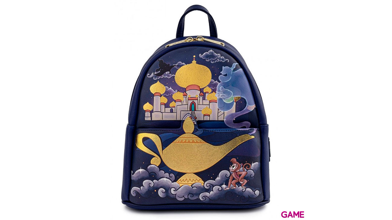 LoungeFly Castillo Jasmine Aladdin Disney 26cm - Mochila-0