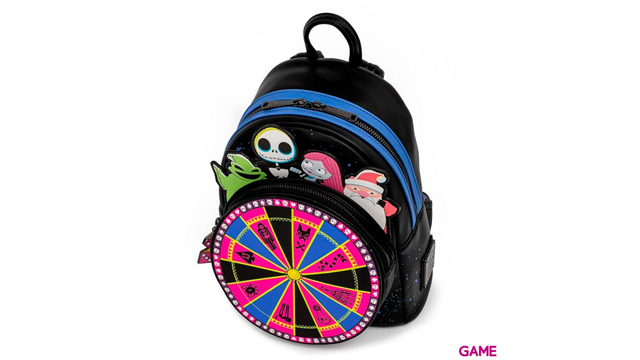 LoungeFly Ruleta Oogie Boogie Pesadilla Antes de Navidad Disney 26cm - Mochila-1