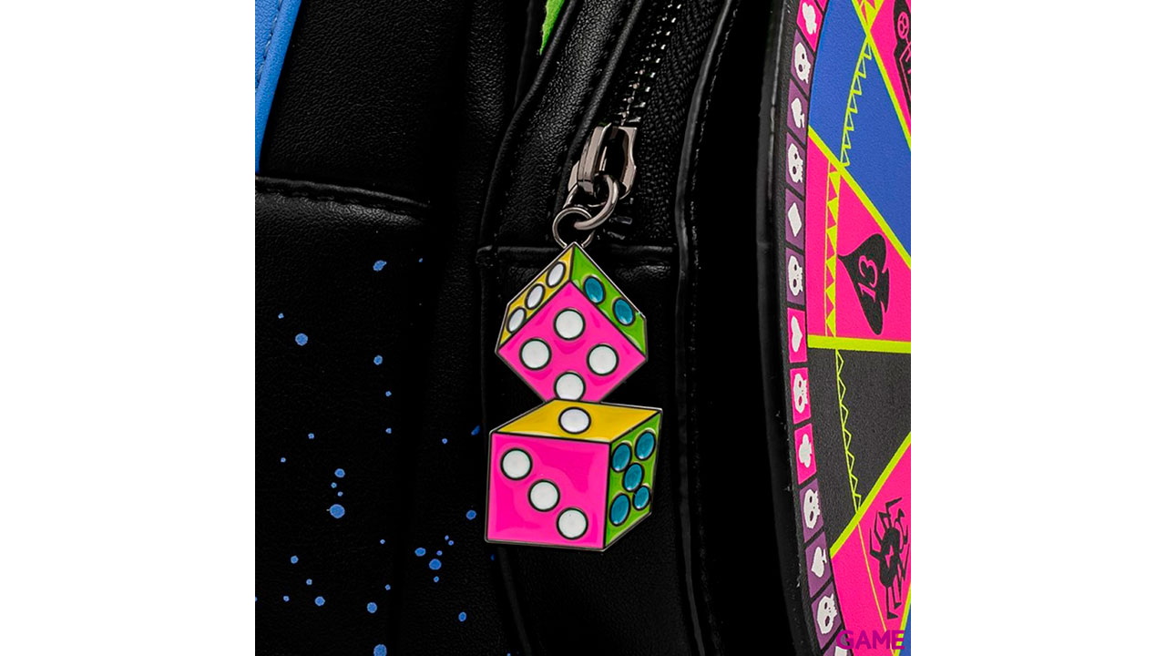 LoungeFly Ruleta Oogie Boogie Pesadilla Antes de Navidad Disney 26cm - Mochila-5