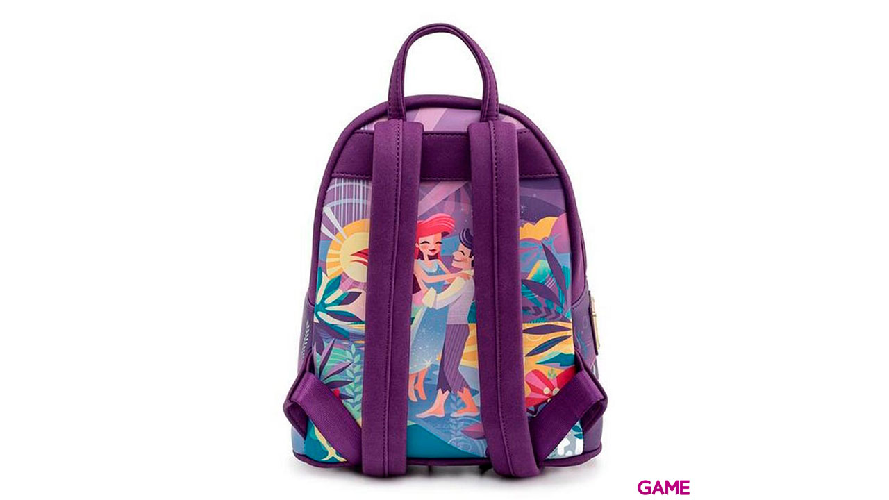 LoungeFly Castillo Ariel La Sirenita Disney 26cm - Mochila-2