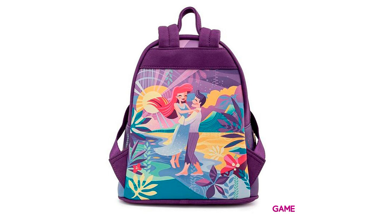LoungeFly Castillo Ariel La Sirenita Disney 26cm - Mochila-3