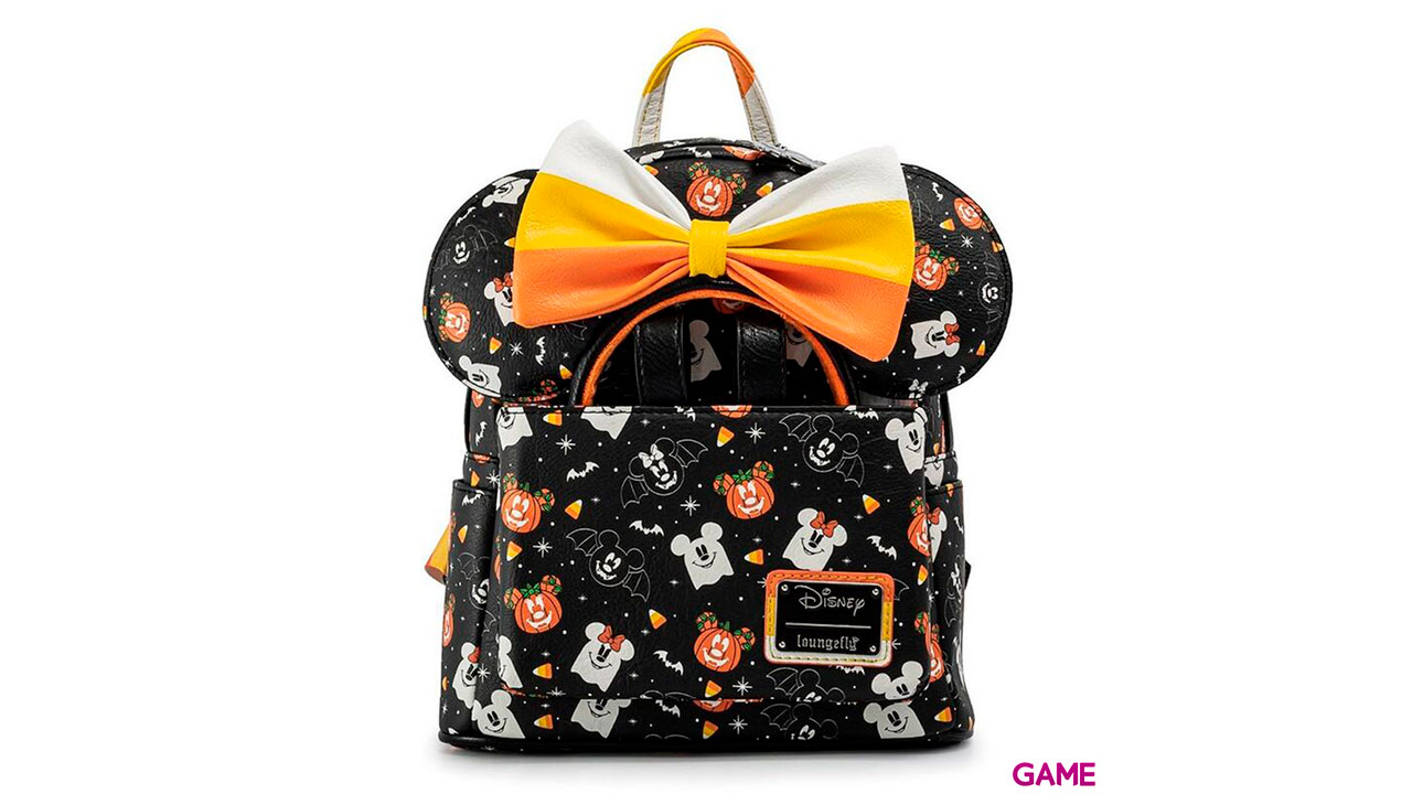 Set Mochila Diadema orejas Spooky Halloween Mickey and Minnie Disney Loungefly 27cm-0