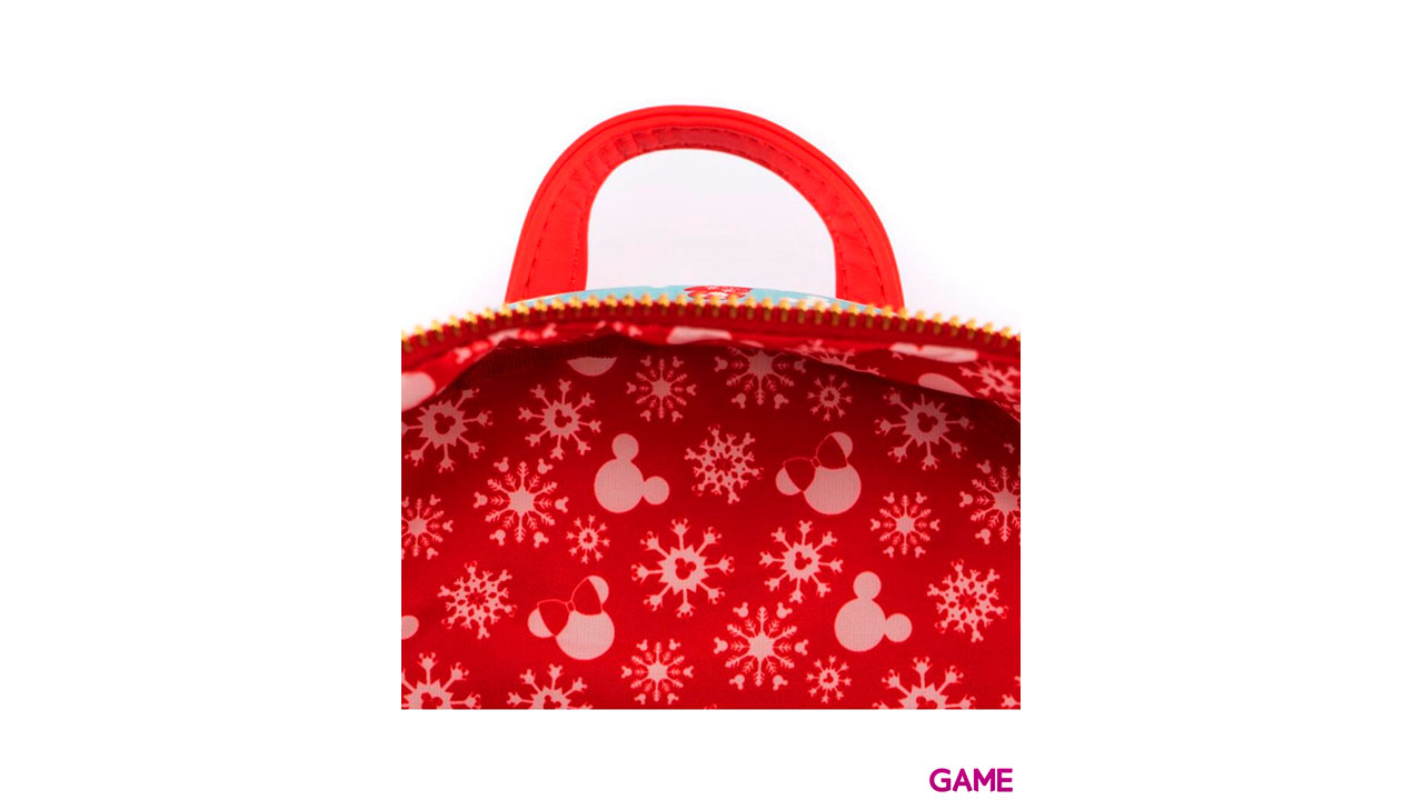 Set Mochila Diadema orejas Mickey Minnie Snowman Disney Loungefly 26cm-6