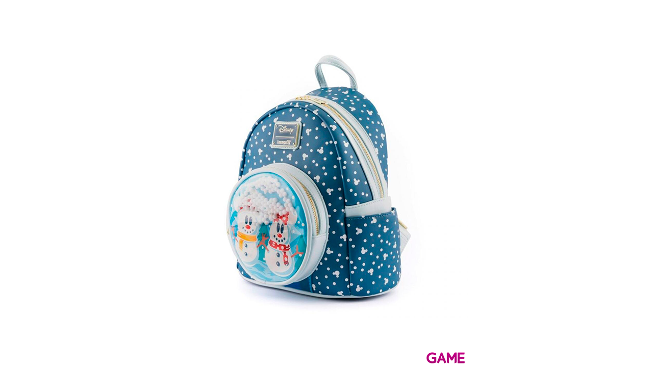 LoungeFly Mickey Minnie Snowman Disney 26cm - Mochila-1