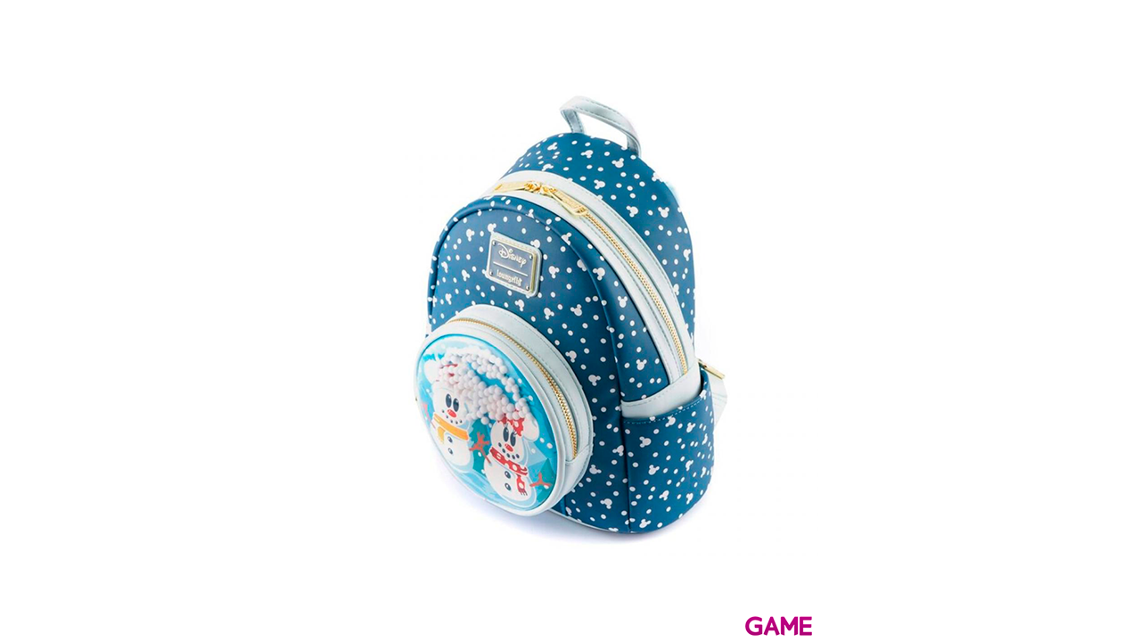 LoungeFly Mickey Minnie Snowman Disney 26cm - Mochila-2