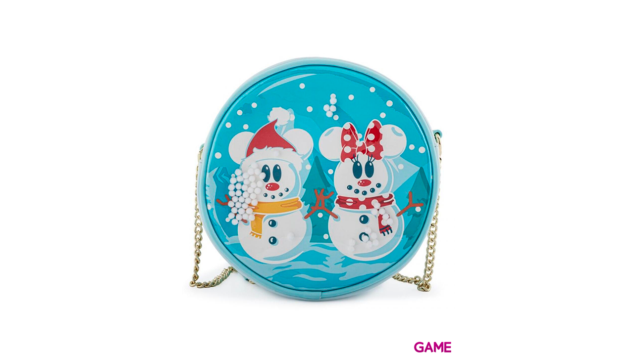 LoungeFly Mickey Minnie Snowman Disney - Bolso-0