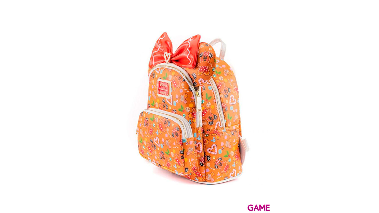 Set Mochila Diadema orejas Mickey Minnie Gingerbread Disney Loungefly 26cm-1