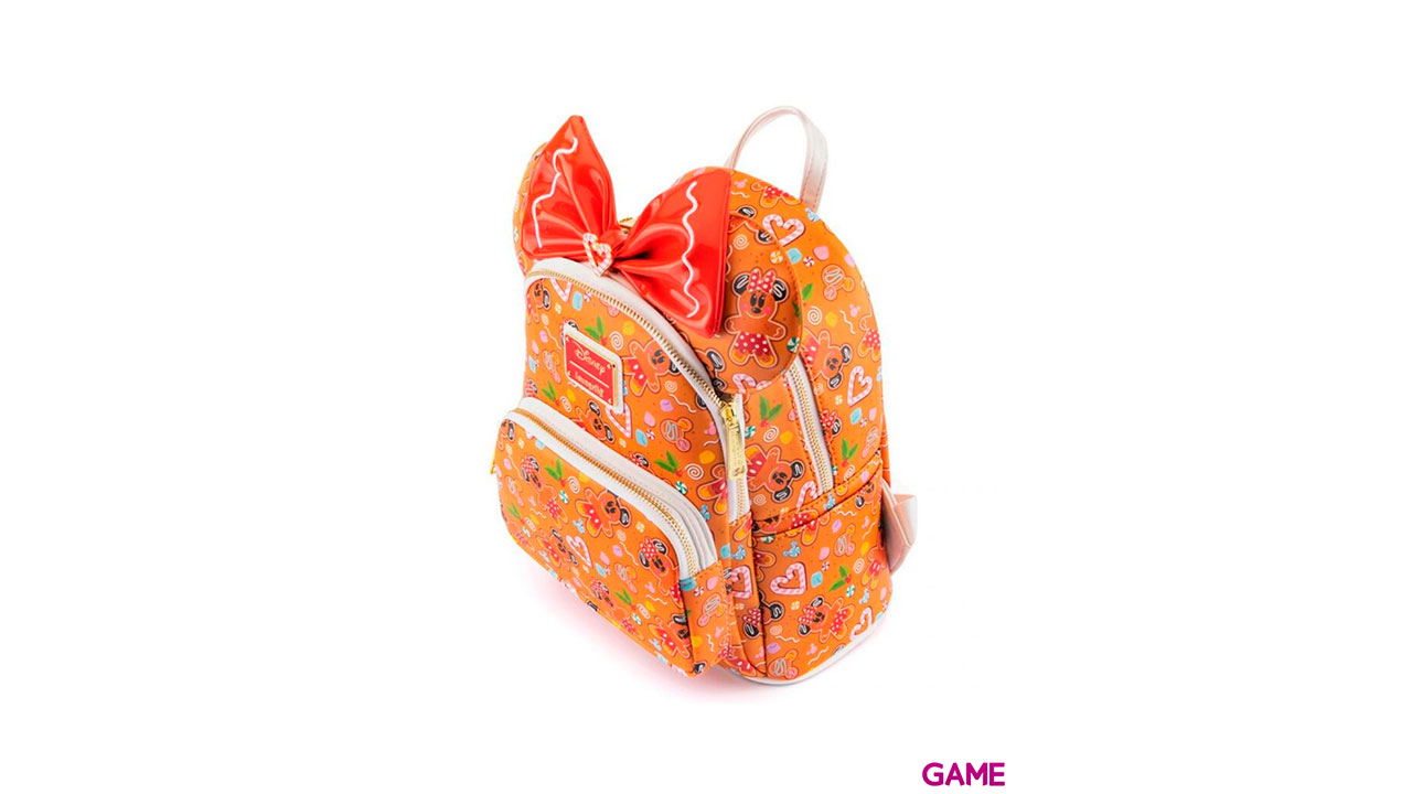 Set Mochila Diadema orejas Mickey Minnie Gingerbread Disney Loungefly 26cm-2
