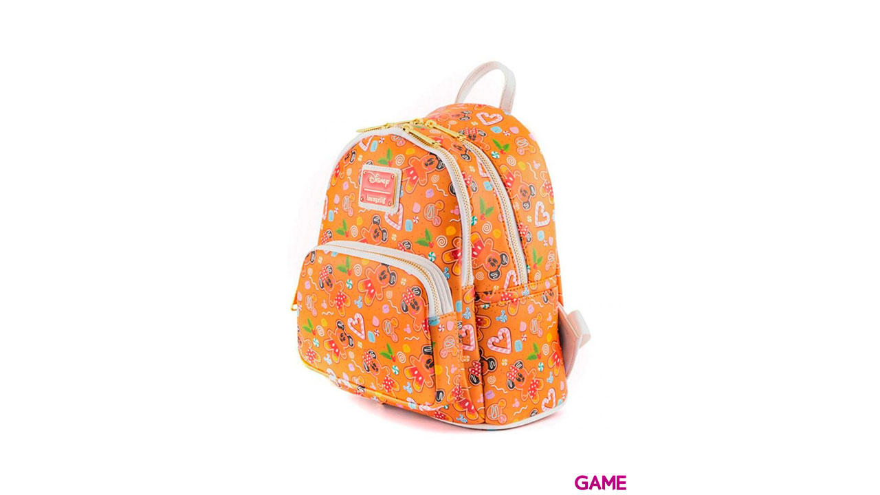 Set Mochila Diadema orejas Mickey Minnie Gingerbread Disney Loungefly 26cm-5