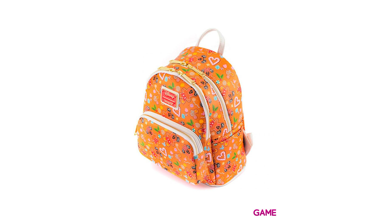 Set Mochila Diadema orejas Mickey Minnie Gingerbread Disney Loungefly 26cm-6