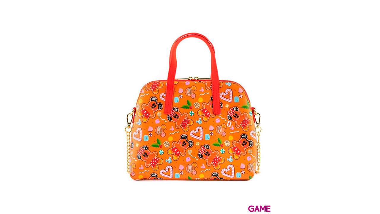 LoungeFly Mickey Minnie Gingerbread Disney - Bolso-0