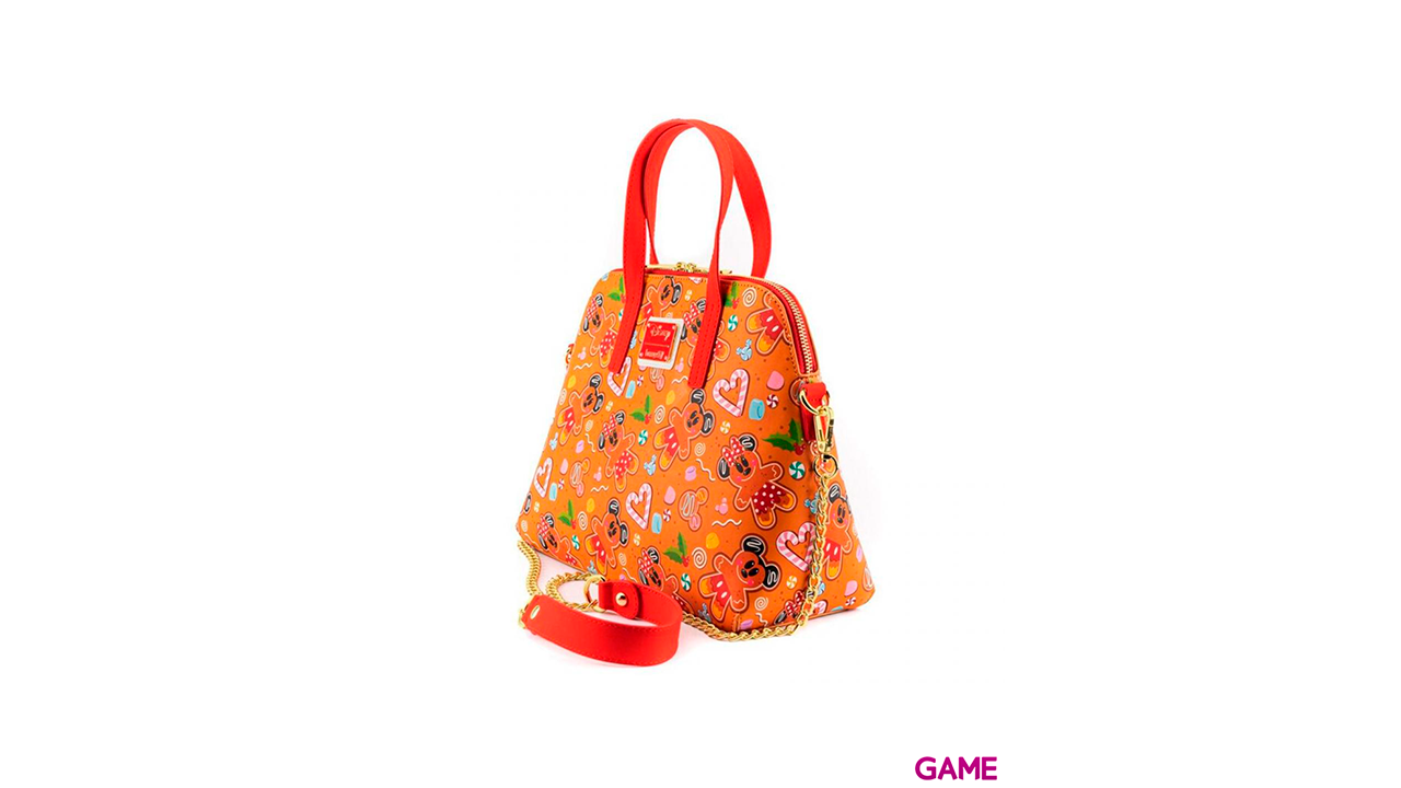 LoungeFly Mickey Minnie Gingerbread Disney - Bolso-1