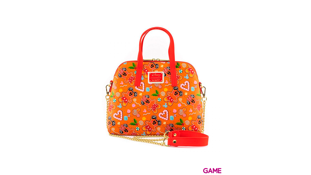 LoungeFly Mickey Minnie Gingerbread Disney - Bolso-3
