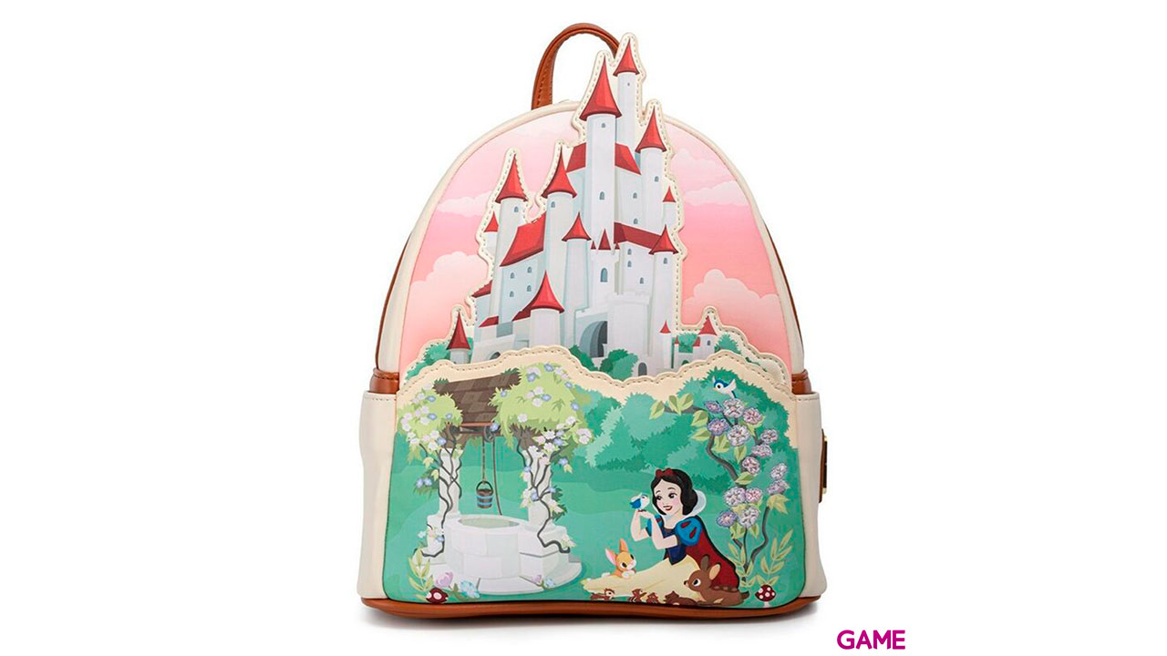 LoungeFly Castillo Blancanieves Disney 26cm - Mochila-0